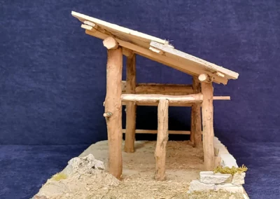 Weihnachtskrippe Nummer 18 Ansicht von der Seite